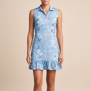 Laura Ashley Blue Floral Dress